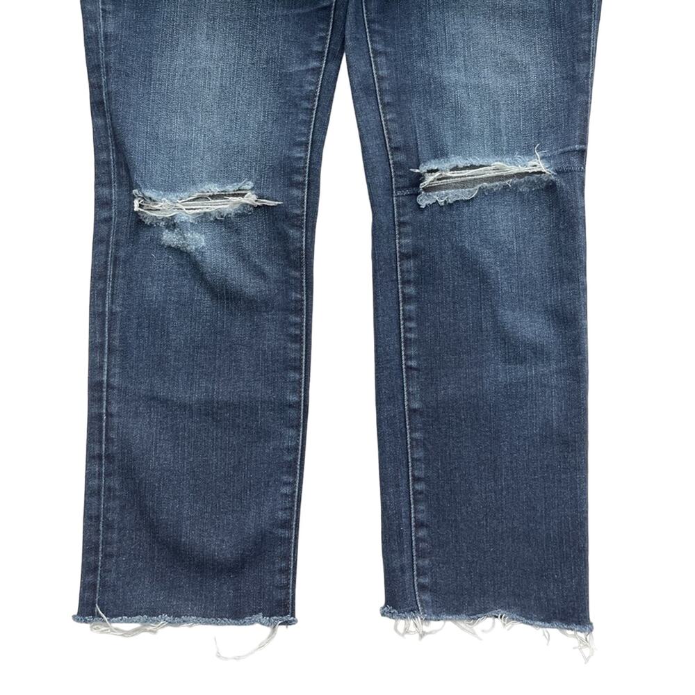 Treasure & Bond Distressed Cropped Mid Rise Skinny Fit Jeans Size 28 - Picture 5 of 8
